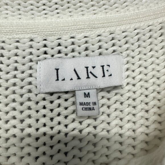 LAKE Sweater with Button Detail on Shoulder - Picture 3 of 3